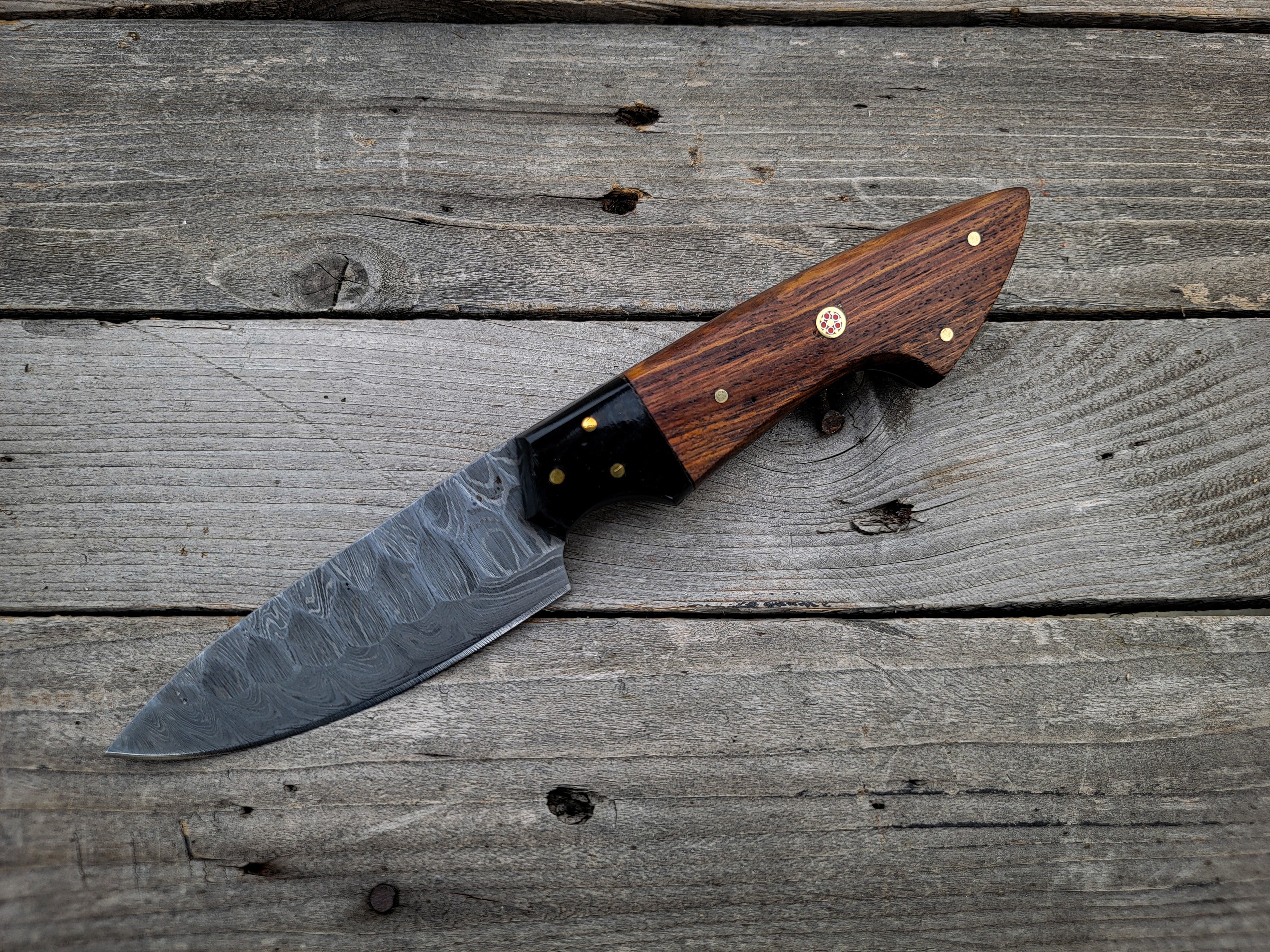 Handmade Damascus Steel Chef Knives Set 5 Pieces with Premium Sheath