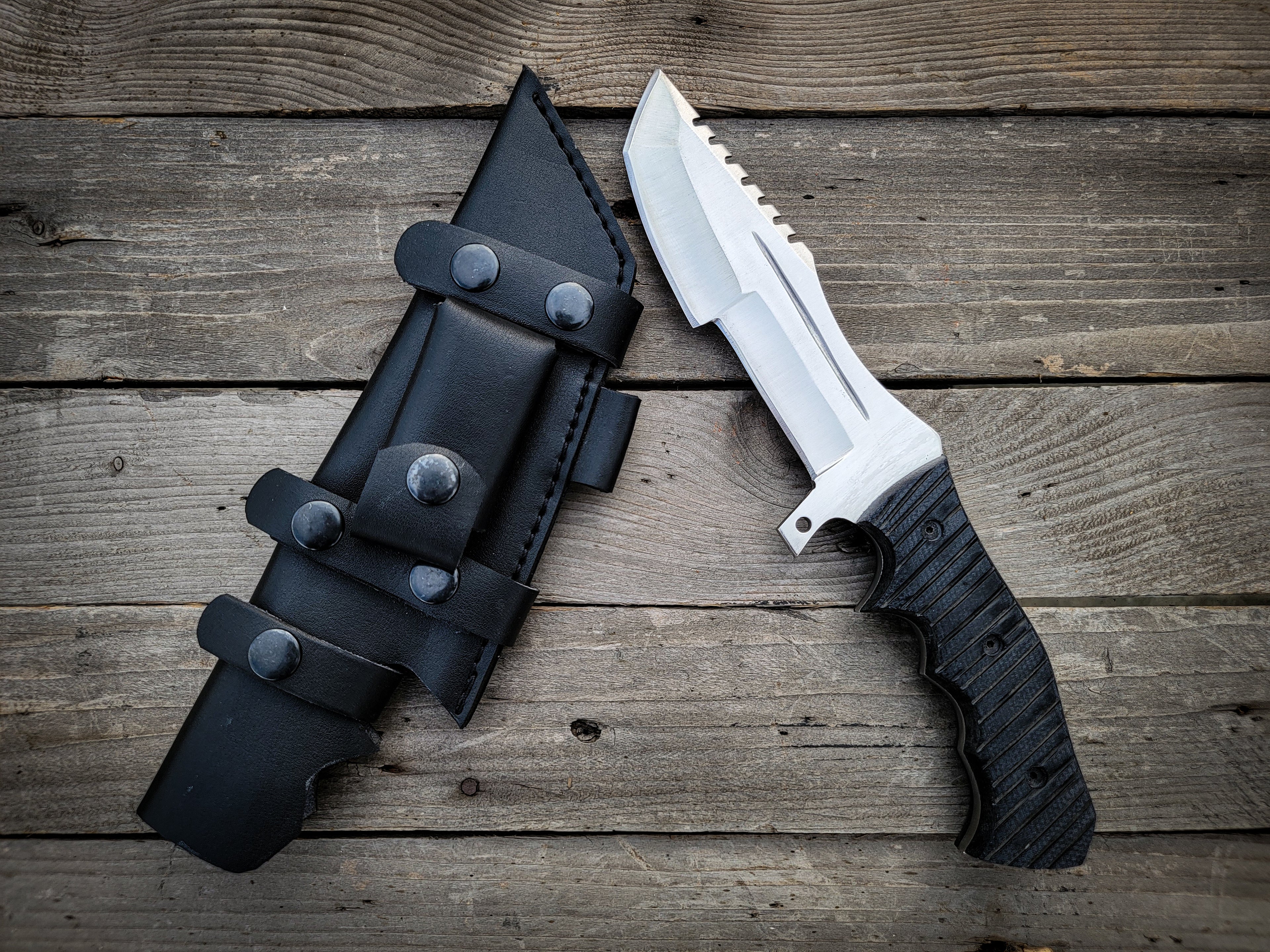 Tom Brown Tracker: Handmade Full Tang Fixed Blade Hunting Knife