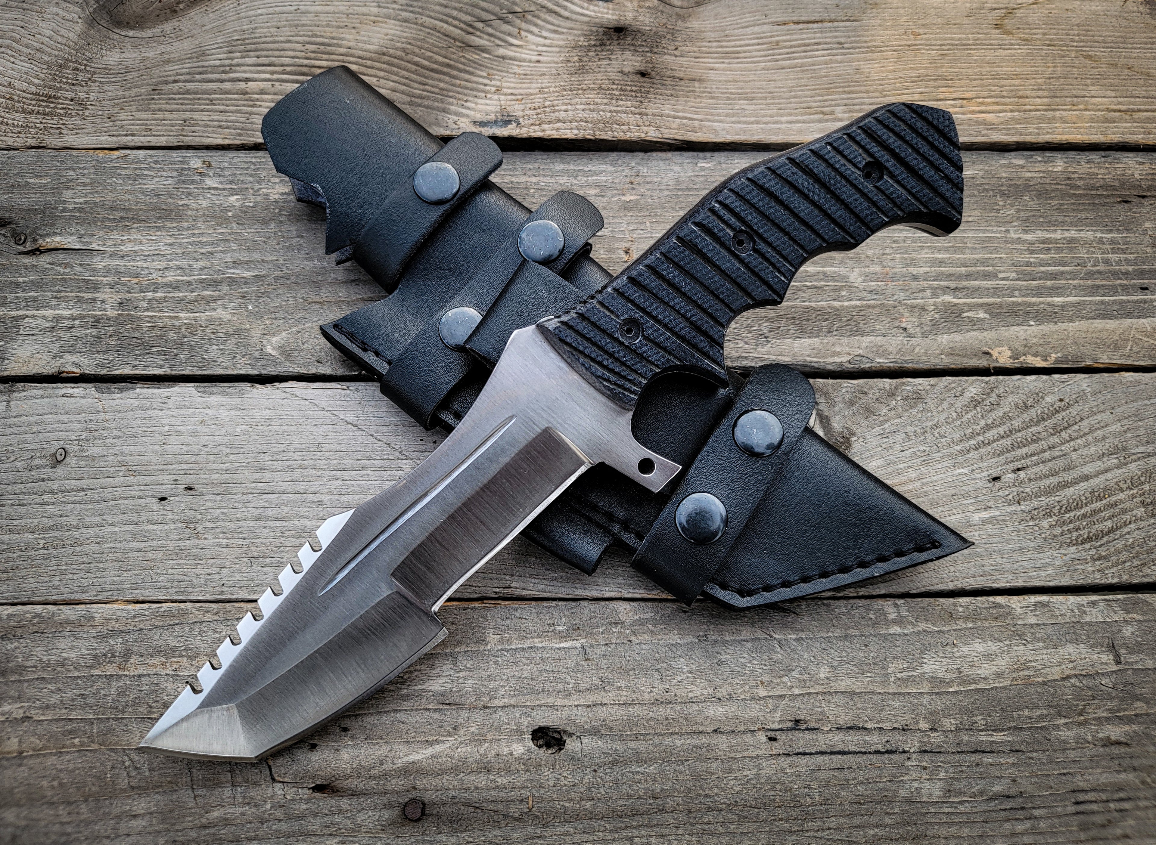 Tom Brown Tracker: Handmade Full Tang Fixed Blade Hunting Knife