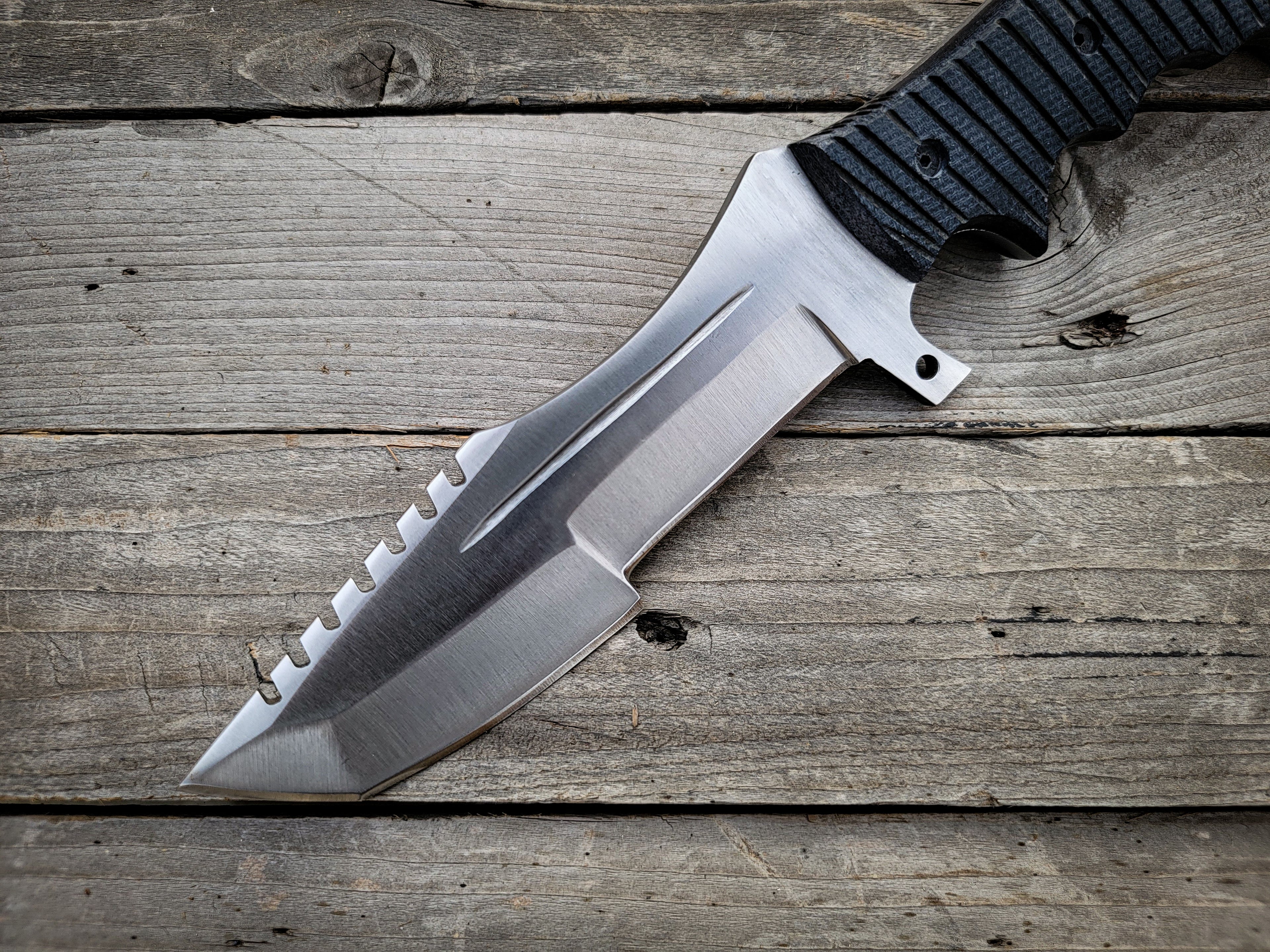 Tom Brown Tracker: Handmade Full Tang Fixed Blade Hunting Knife