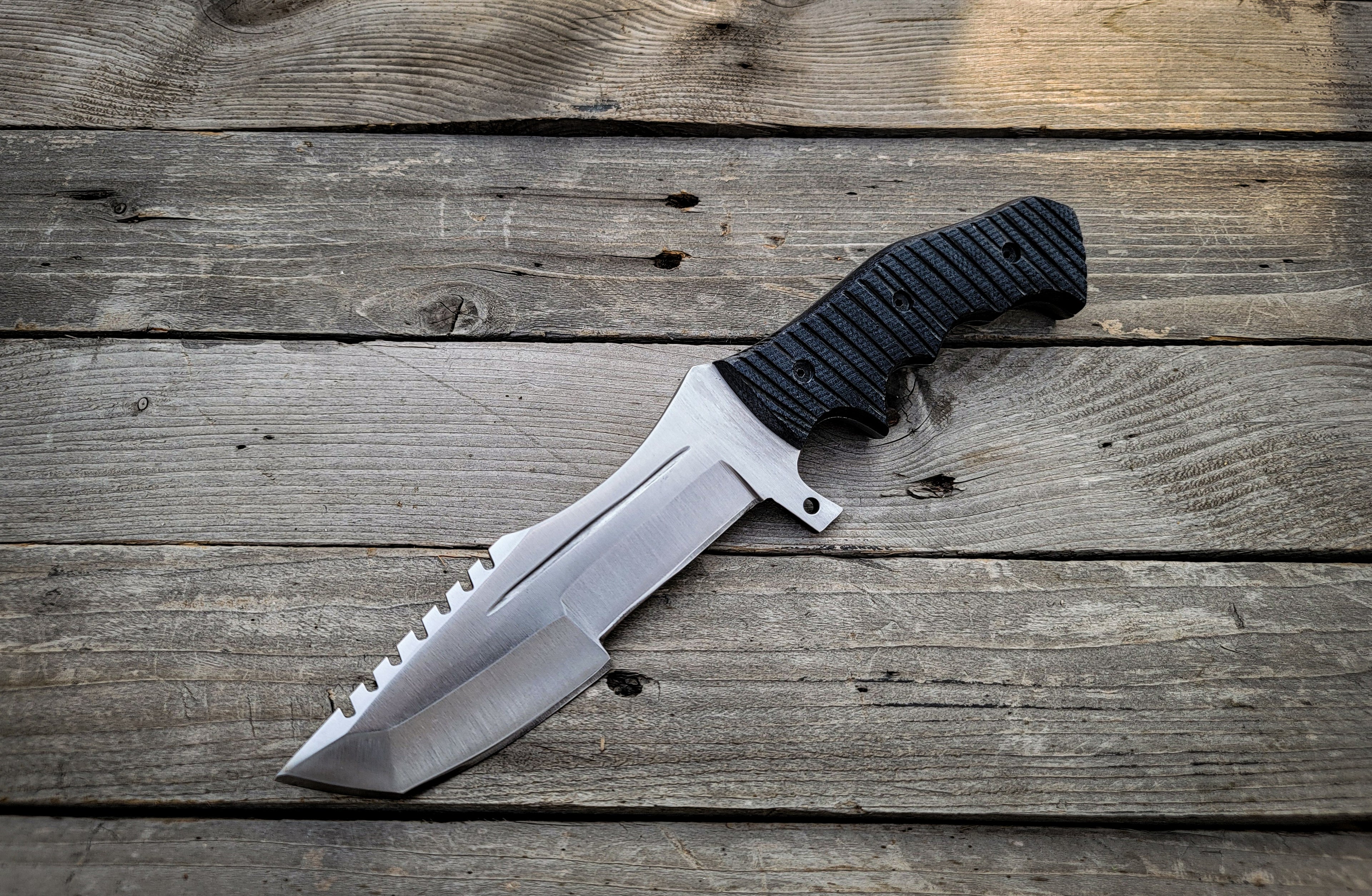 Tom Brown Tracker: Handmade Full Tang Fixed Blade Hunting Knife
