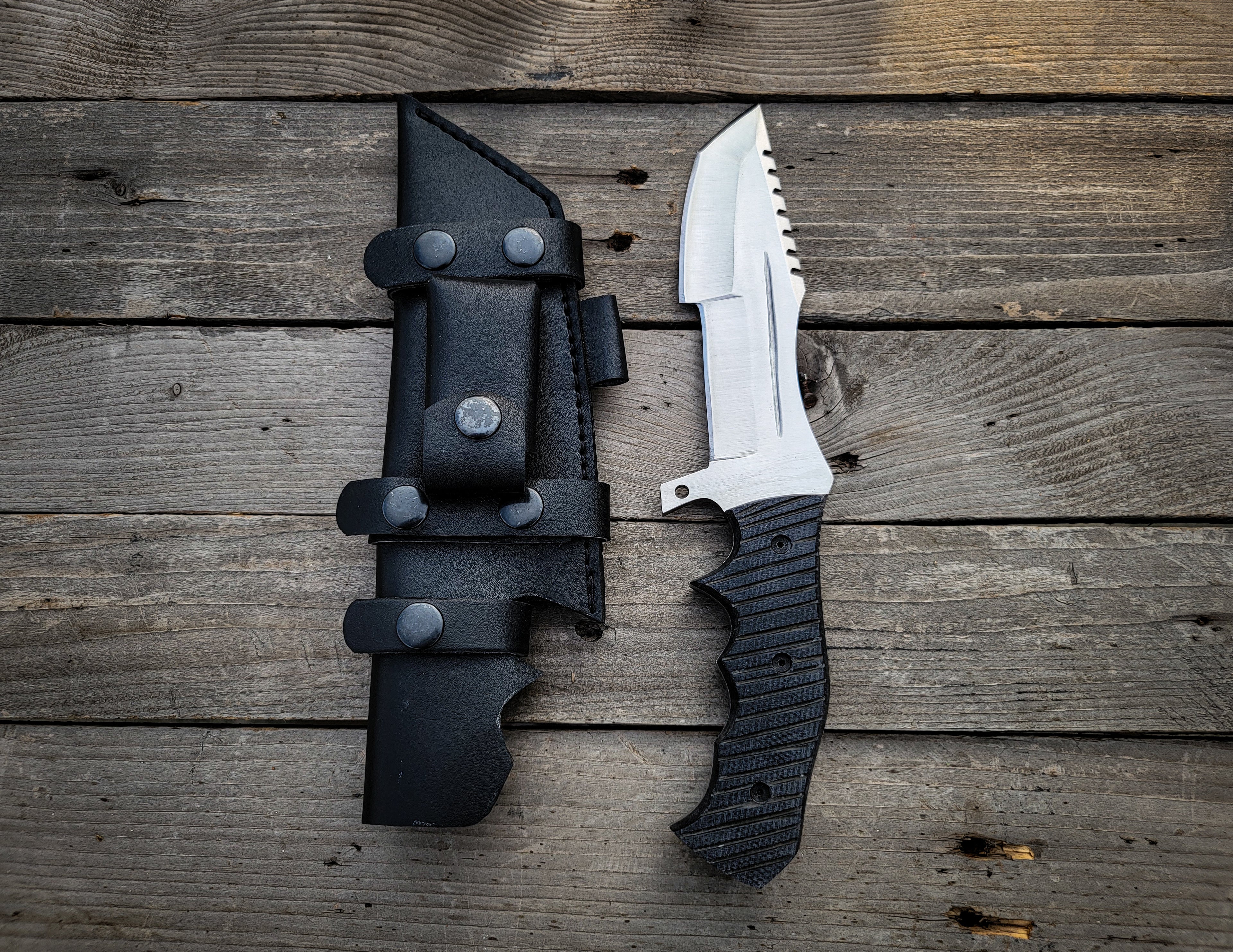 Tom Brown Tracker: Handmade Full Tang Fixed Blade Hunting Knife