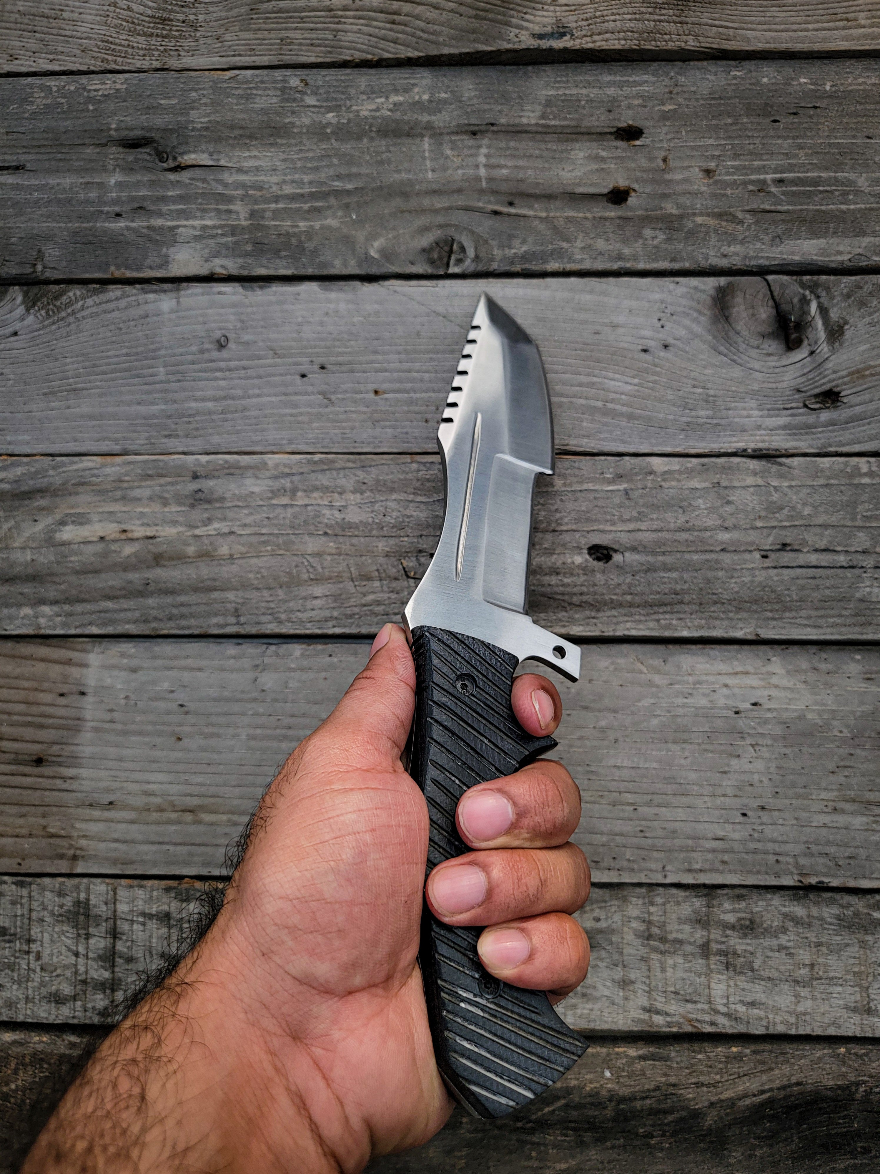 Tom Brown Tracker: Handmade Full Tang Fixed Blade Hunting Knife