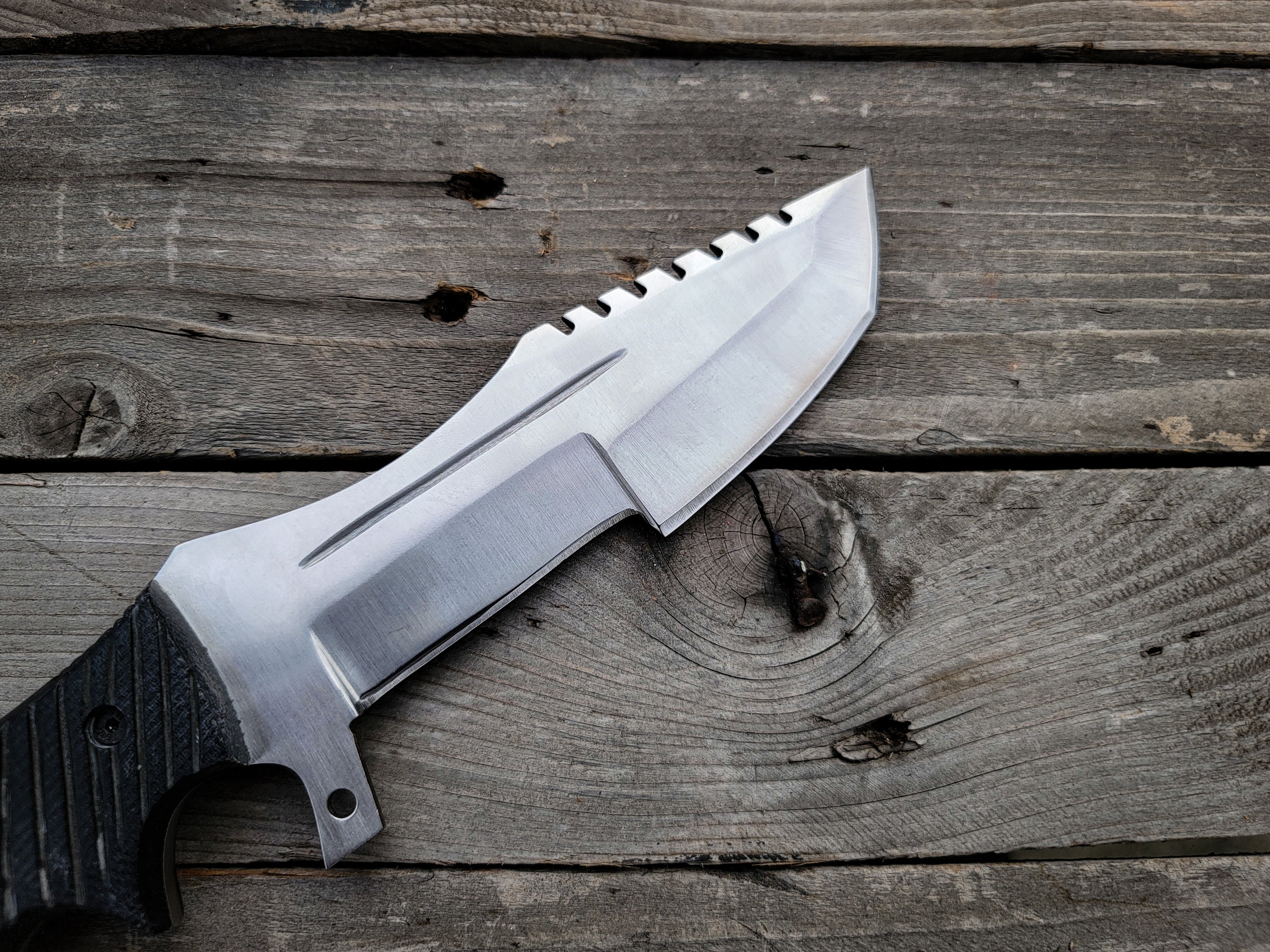 Tom Brown Tracker: Handmade Full Tang Fixed Blade Hunting Knife