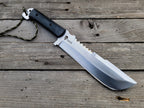 Custom Handmade Punisher M4X Replica Knife with Leather Sheath