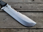 Custom Handmade Punisher M4X Replica Knife with Leather Sheath
