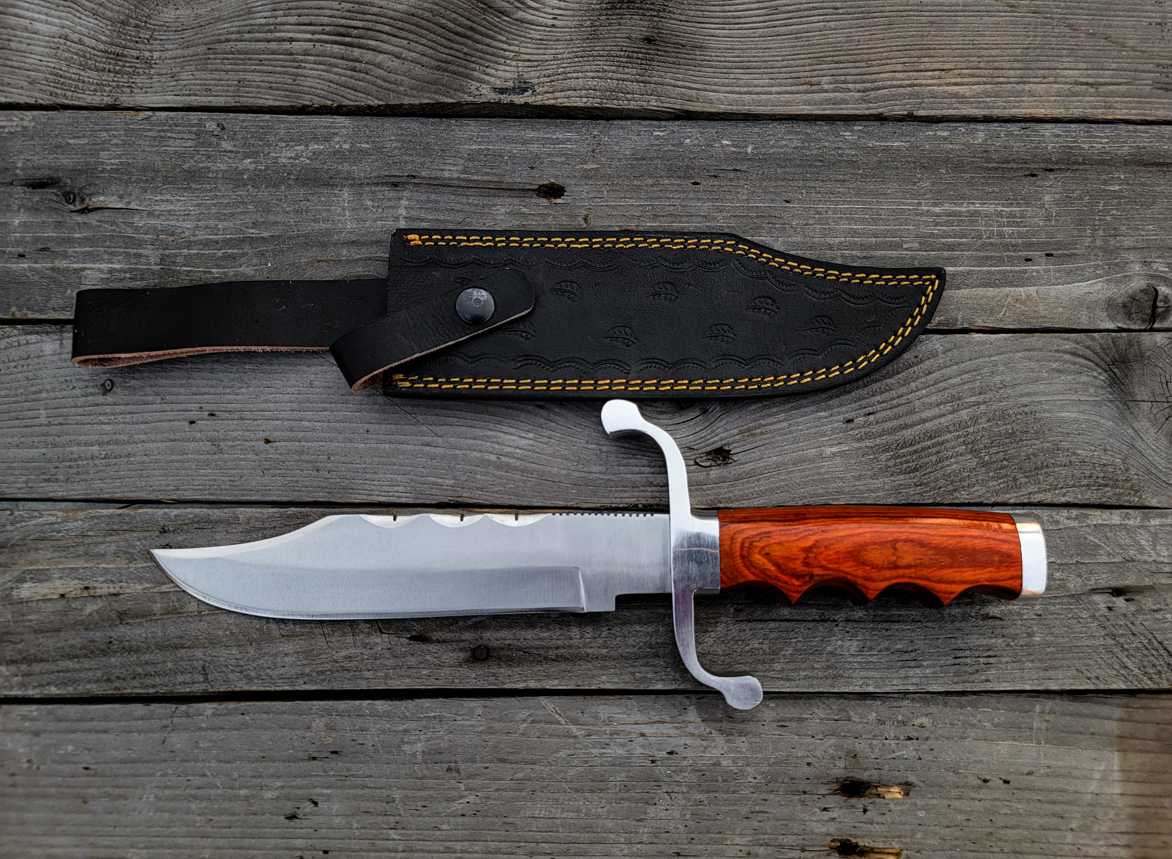 Custom Handmade Jumanji Replica knife with Leather Sheath