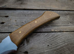Custom Handmade Full Tang Machete with Leather Sheath
