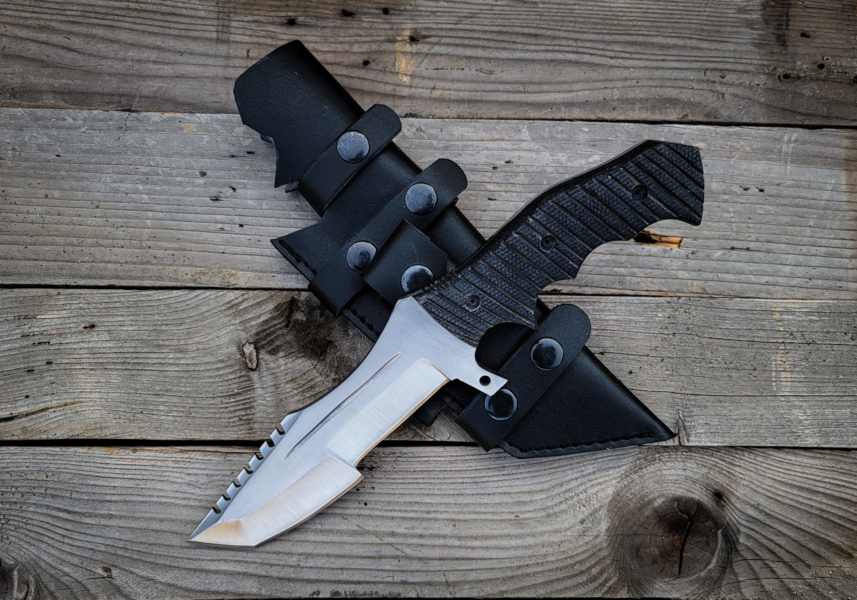 Tom Brown Tracker: Handmade Full Tang Fixed Blade Hunting Knife