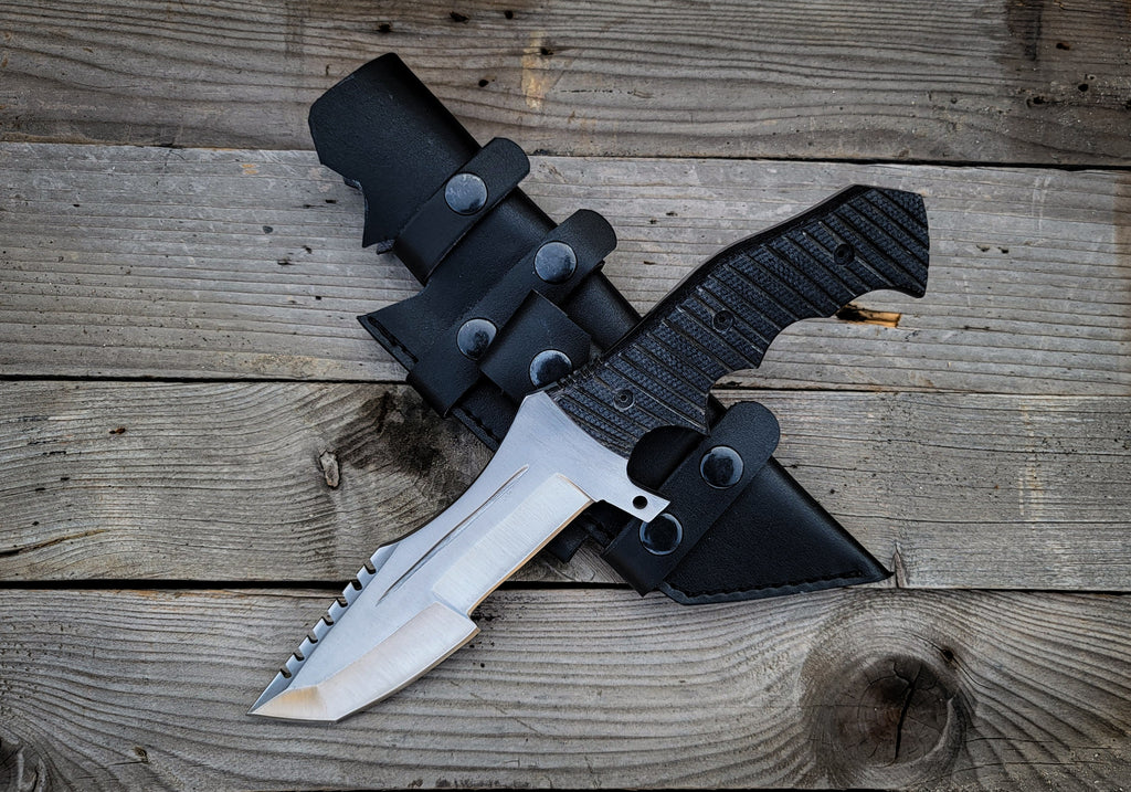 Tom Brown Tracker: Handmade Full Tang Fixed Blade Hunting Knife