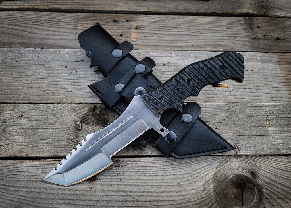 Tom Brown Tracker: Handmade Full Tang Fixed Blade Hunting Knife