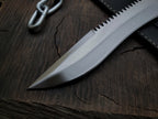 Handmade Resident Evil 1 Replica Knife with Leather Sheath