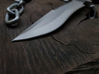 Handmade Resident Evil 1 Replica Knife with Leather Sheath