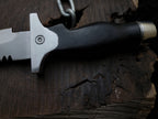 Handmade Resident Evil 1 Replica Knife with Leather Sheath