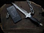 Handmade Resident Evil 1 Replica Knife with Leather Sheath
