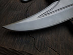 Brad Pitt Movie Bullet Train The Wolf's Replica Knife with Leather Sheath