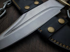 Brad Pitt Movie Bullet Train The Wolf's Replica Knife with Leather Sheath