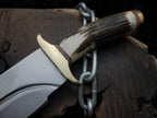 Brad Pitt Movie Bullet Train The Wolf's Replica Knife with Leather Sheath