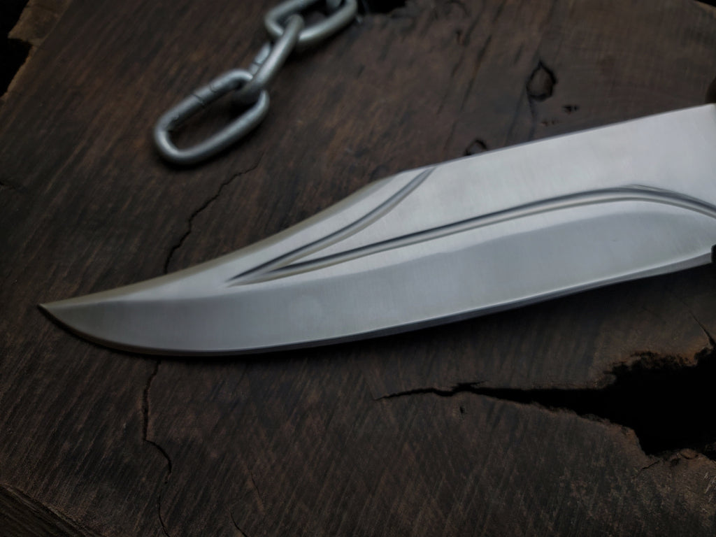 Brad Pitt Movie Bullet Train The Wolf's Replica Knife with Leather Sheath