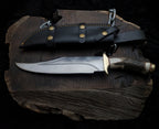 Brad Pitt Movie Bullet Train The Wolf's Replica Knife with Leather Sheath