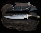 Brad Pitt Movie Bullet Train The Wolf's Replica Knife with Leather Sheath