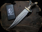 Brad Pitt Movie Bullet Train The Wolf's Replica Knife with Leather Sheath