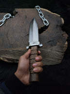 Resident Evil Raccoon City Police Replica Knife with Leather Sheath