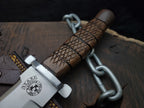 Resident Evil Raccoon City Police Replica Knife with Leather Sheath