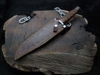 Resident Evil Raccoon City Police Replica Knife with Leather Sheath