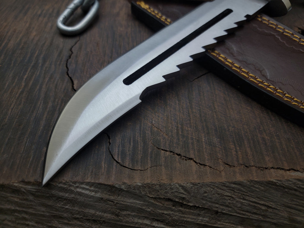 Metal Gear Solid 3 Replica Knife with Leather Sheath | Snake Eater Replica knife
