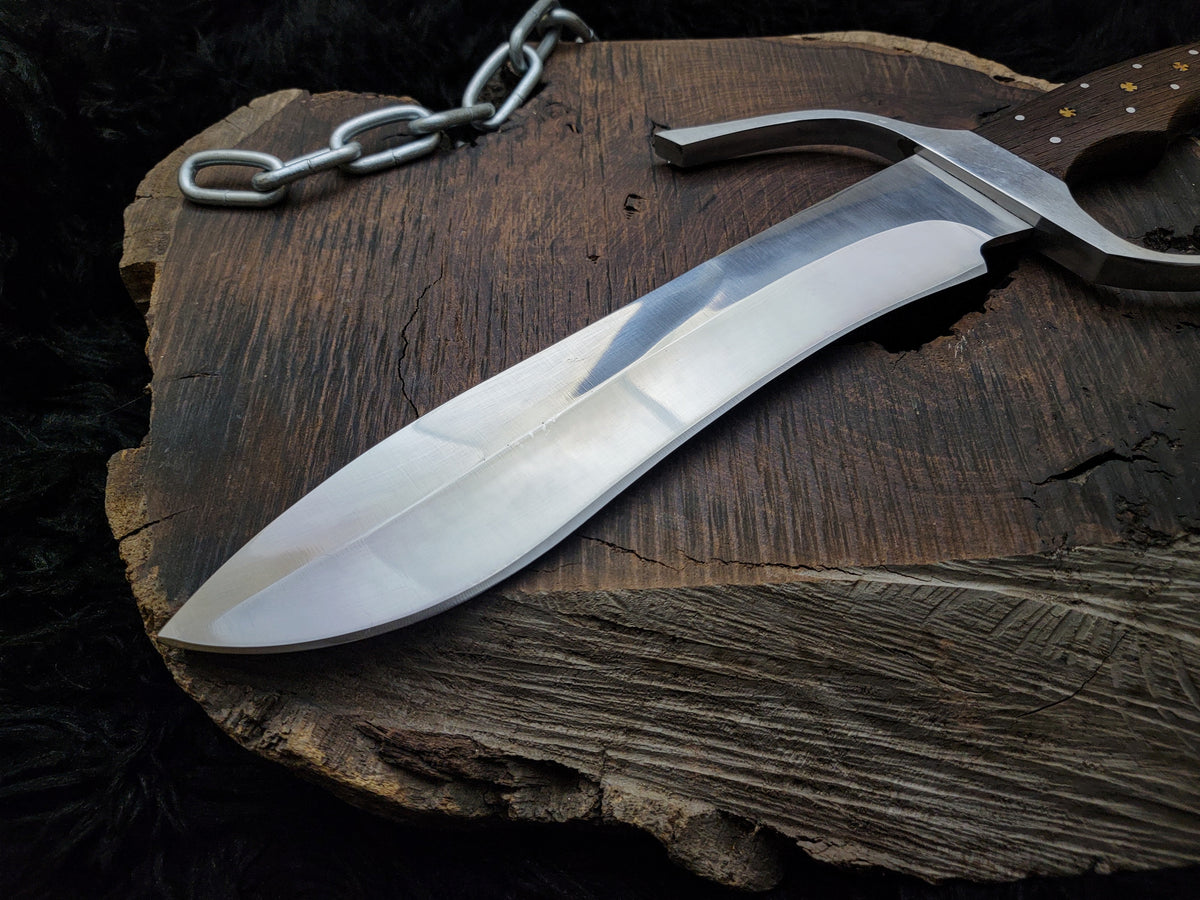 Handmade Wingchun Replica Butterfly Swords With Leather Sheath