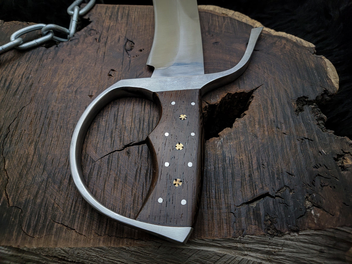 Handmade Wingchun Replica Butterfly Swords With Leather Sheath