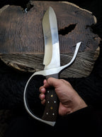 Handmade Wingchun Replica Butterfly Swords With Leather Sheath