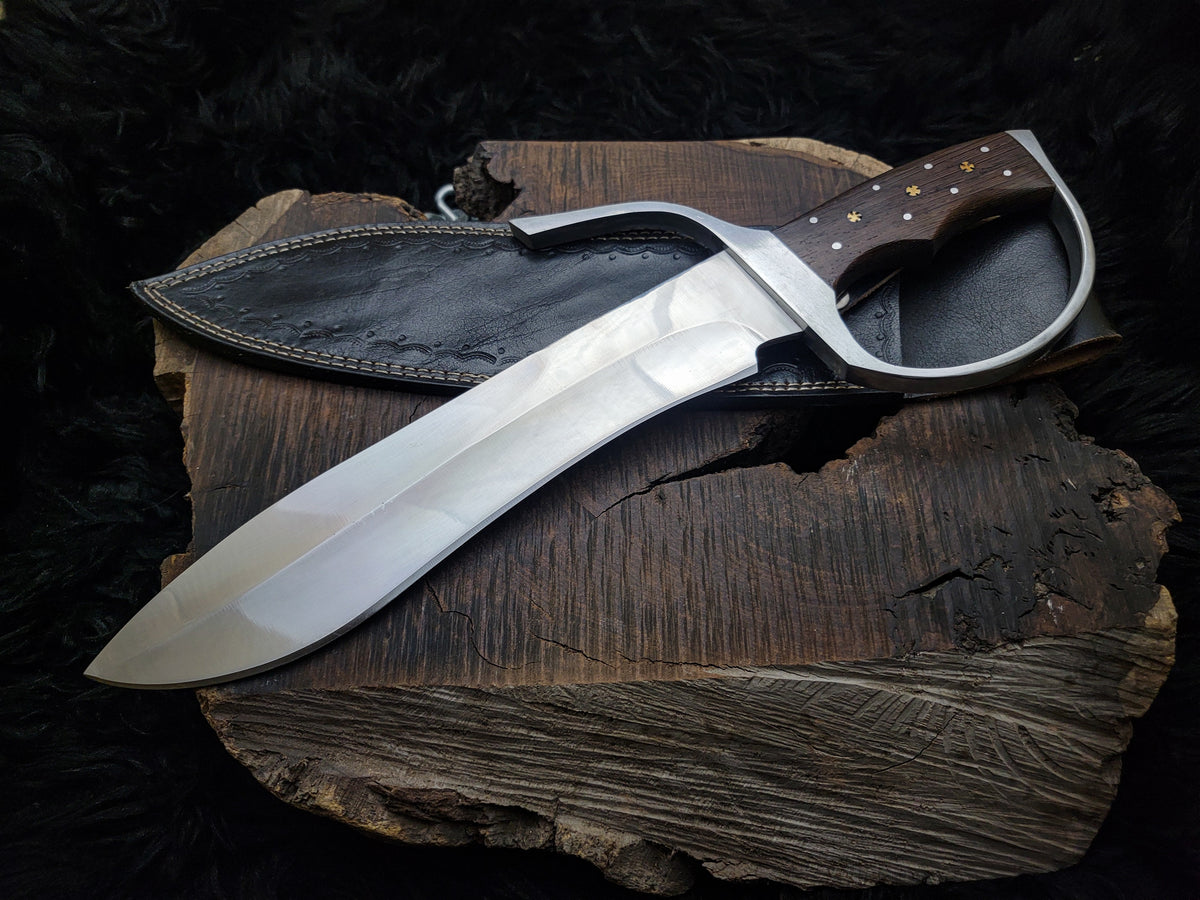 Handmade Wingchun Replica Butterfly Swords With Leather Sheath