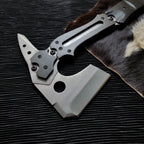 Resident Evil Requiem Replica Axe (Upgraded Version) – Leon Kennedy Hatchet with Leather Sheath