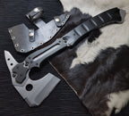 Resident Evil Requiem Replica Axe (Upgraded Version) – Leon Kennedy Hatchet with Leather Sheath