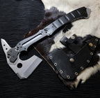 Resident Evil Requiem Replica Axe (Upgraded Version) – Leon Kennedy Hatchet with Leather Sheath