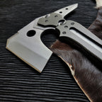 Resident Evil Requiem Replica Axe (Upgraded Version) – Leon Kennedy Hatchet with Leather Sheath