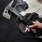 Resident Evil Requiem Replica Axe (Upgraded Version) – Leon Kennedy Hatchet with Leather Sheath