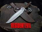 Resident Evil Raccoon City Police Replica Knife with Leather Sheath