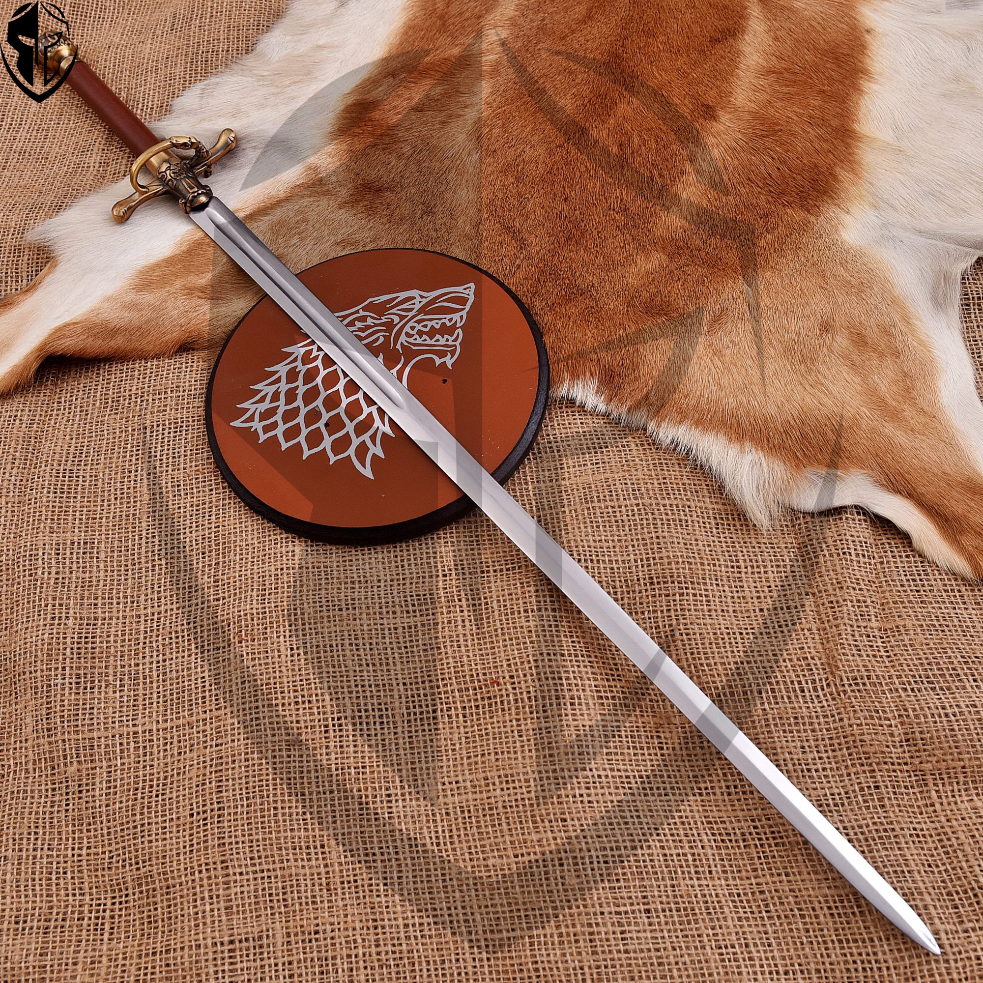 Handmade Game of Thrones Arya Stark Replica Needle Sword with Wall Mount