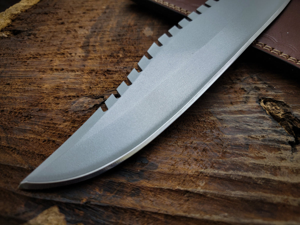 Custom Handmade Rambo First Blood Replica Knife | Sylvester Stallone Knife