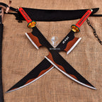 Handmade Demon Slayer Double Sword | Tengen Uzui Nichirin Sword | Anime Cosplay