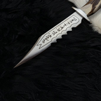 Handmade Supernatural Ruby's Demon Killing Knife | Replica Angel Blade with Leather Sheath