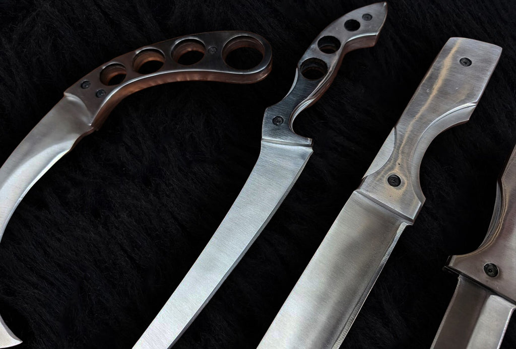 Dexter Morgan Replica Knives: Custom Dexter k-ill Tools 4 Pieces Set Replica Knives