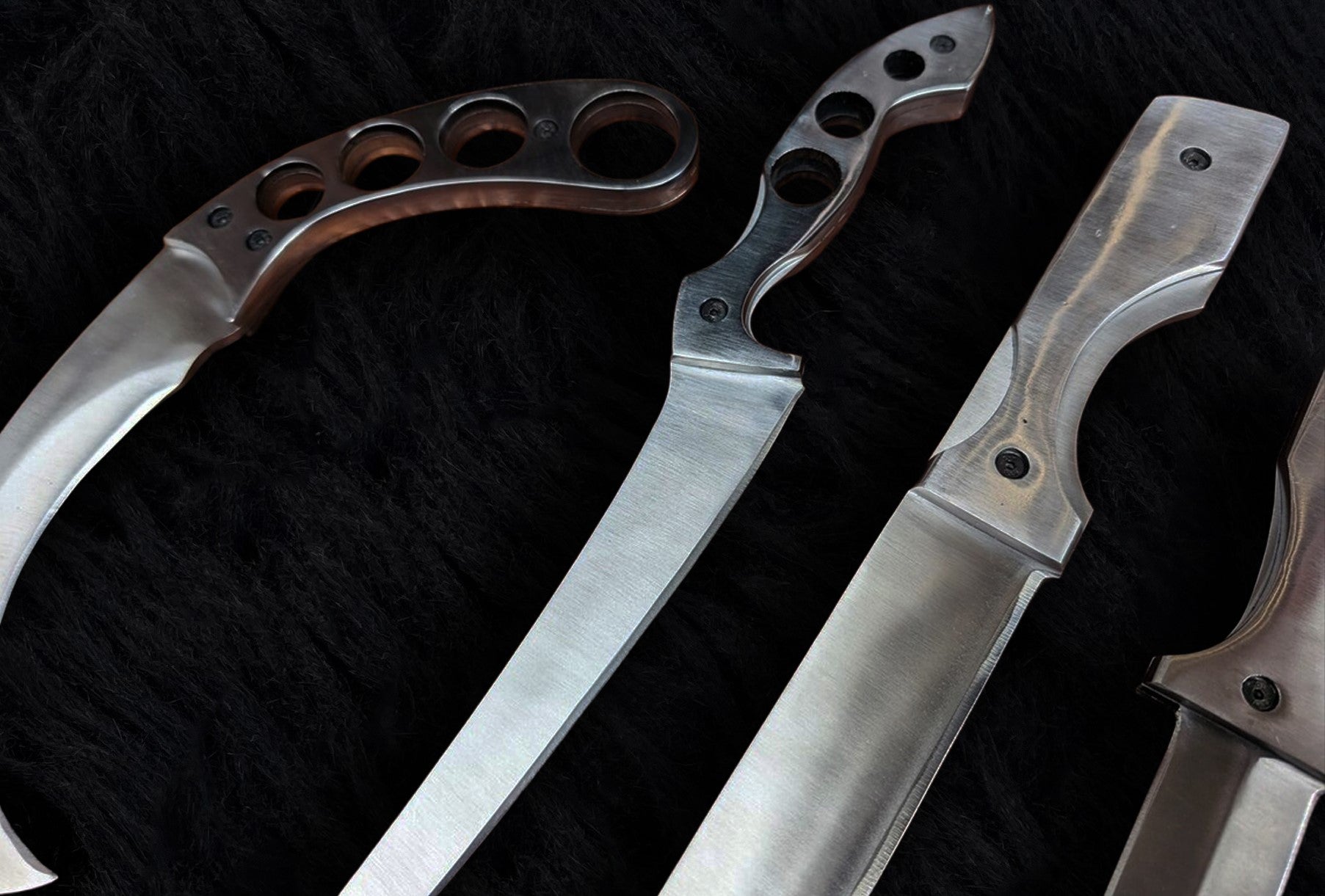 Dexter Morgan Replica Knives: Custom Dexter k-ill Tools 4 Pieces Set Replica Knives