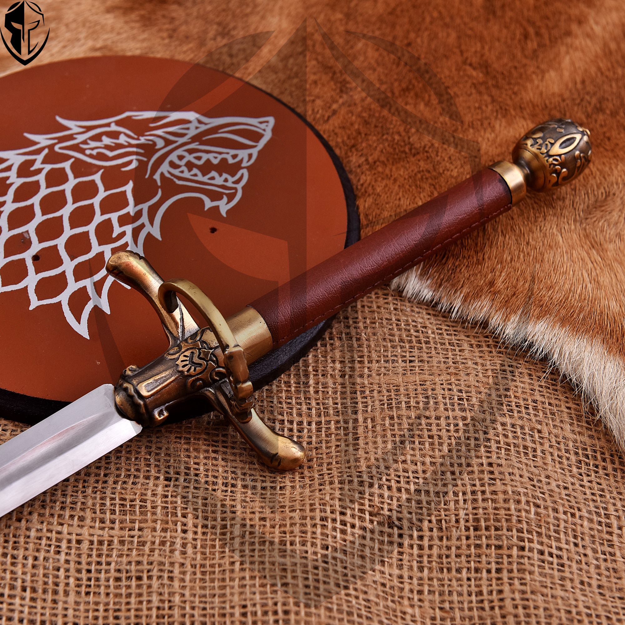 Handmade Game of Thrones Arya Stark Replica Needle Sword with Wall Mount