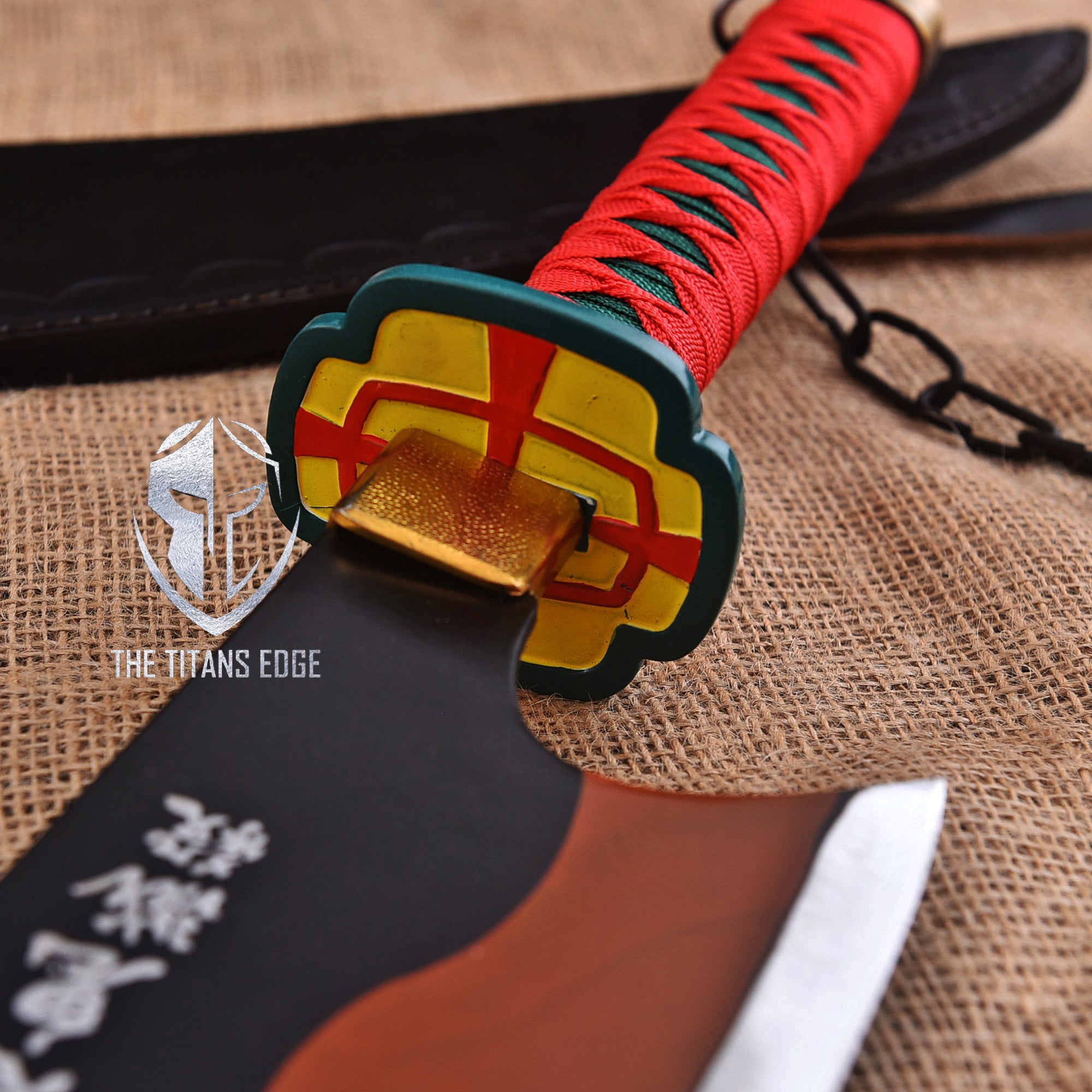 Handmade Demon Slayer Double Sword | Tengen Uzui Nichirin Sword | Anime Cosplay