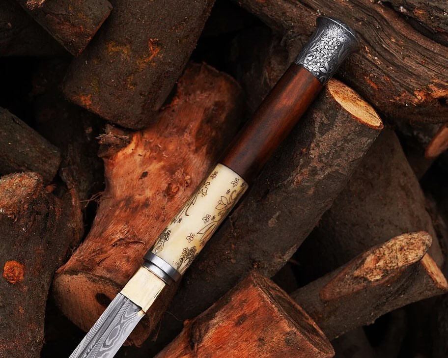 Handmade John Wick Chapter 4 Caine's Replica Sword with Premium Wooden Sheath