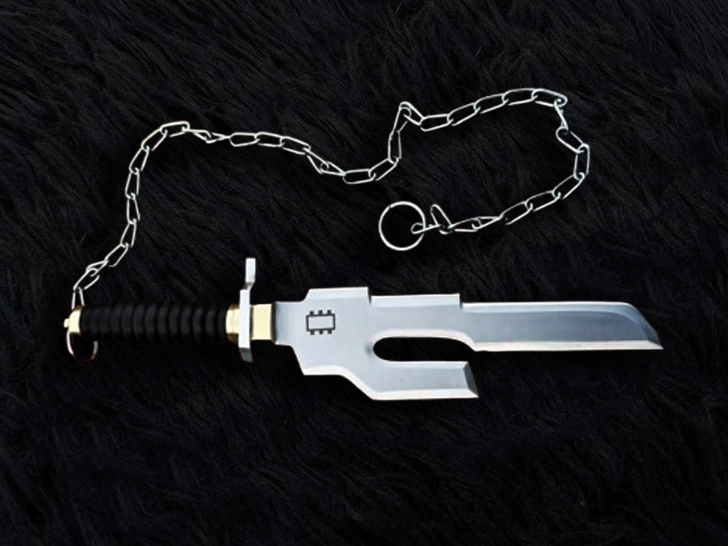 Handmade Jujutsu Kaisen Inspired Replica of Toji Fushiguro's Inverted Spear of Heaven with Chain of A Thousand Miles and Stand